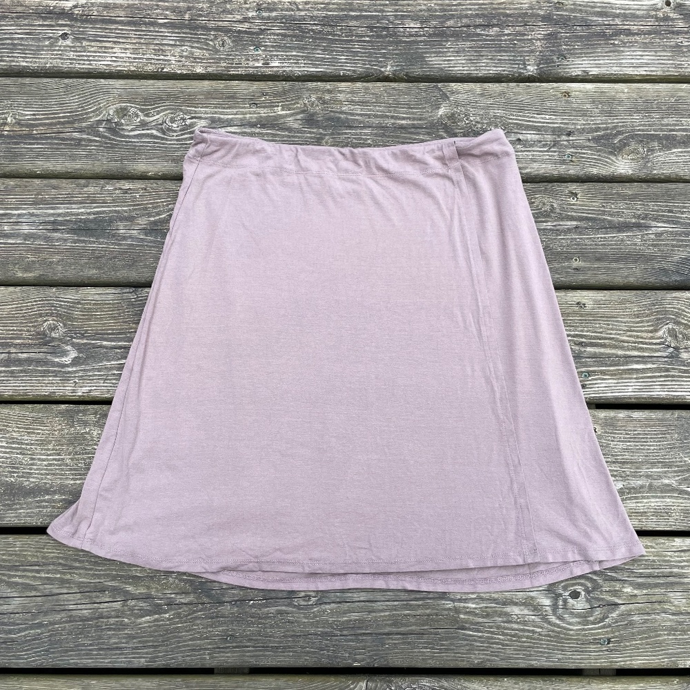 Skirt: Taupe High Waist Wrap Skirt